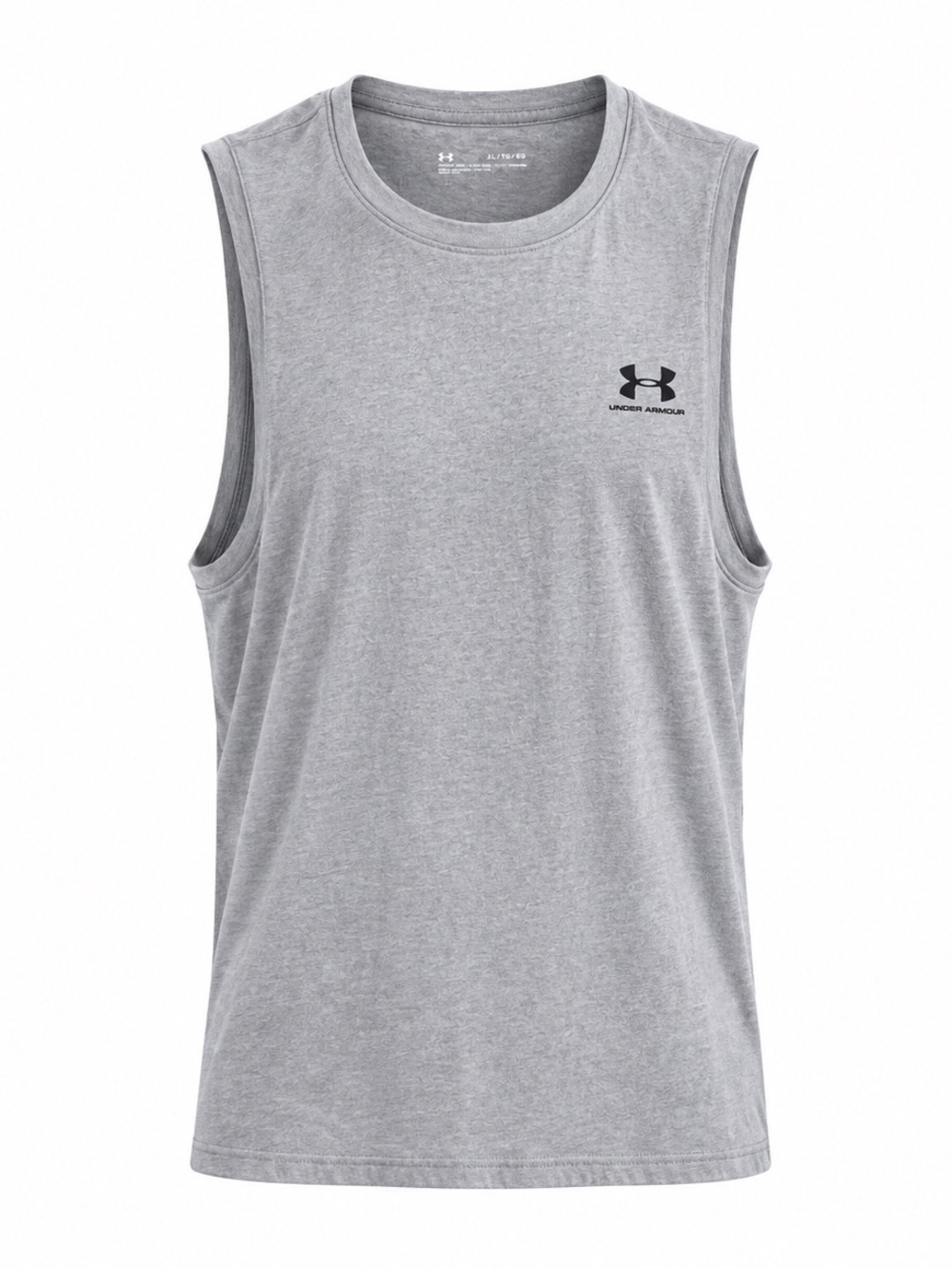 Under Armour Left Chest Cut-Off Tank Gray Men’s XL